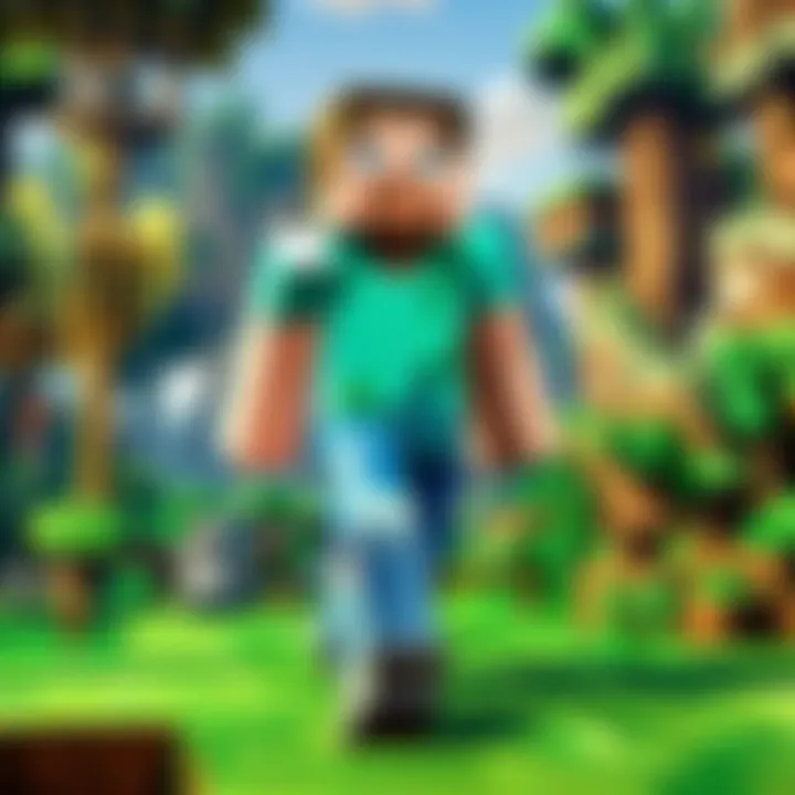 A player engaging with the Minecraft community on Xbox One