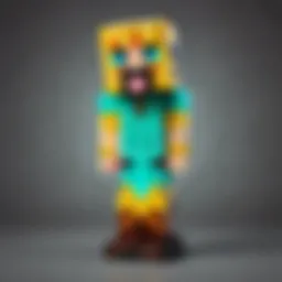 Minecraft Pez dispenser showcasing iconic character