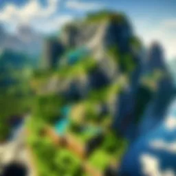 Overview of Minecraft Pocket Edition world