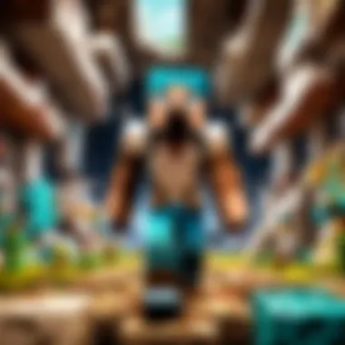 Engaging community interaction within a Minecraft server