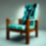 Sleek Modern Minecraft Chair