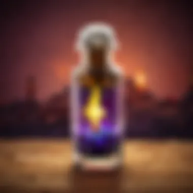 Minecraft rare potion vial with mystical essence