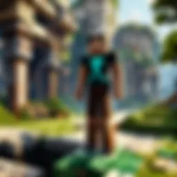 A diverse group of players collaborating in a Minecraft world