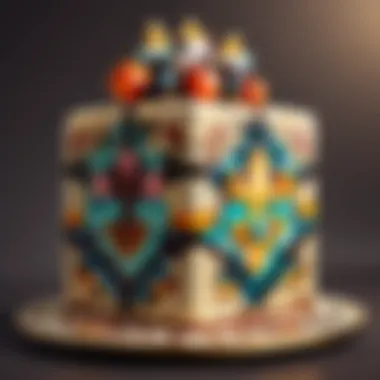 Geometric Elegance Crafted masterpiece with geometric precision