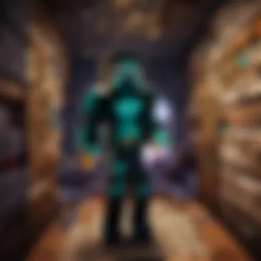 Immersive Minecraft Gaming Experience Minecraft characters interacting in a vibrant setting