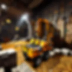 A detailed view of various mining tools in Minecraft