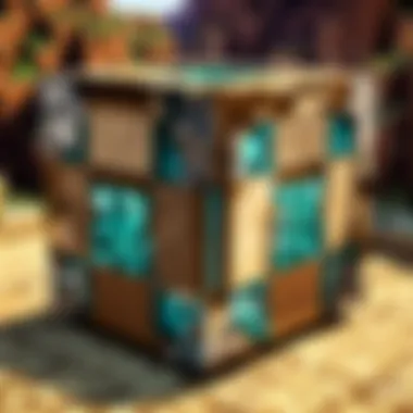 Creative Player Construction Detailed view of a player's unique creation within the Cube Server