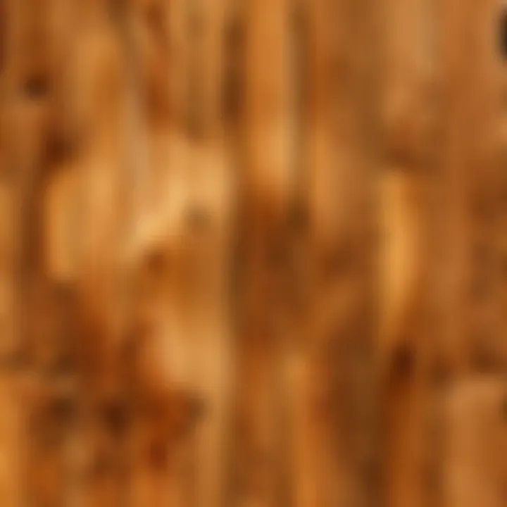 A collection of oak wood slabs arranged artistically, highlighting their versatility.
