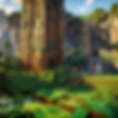 The vibrant Minecraft Live stage showcasing the latest game updates.
