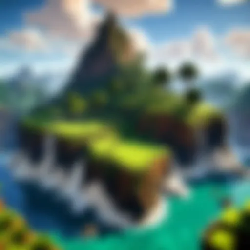 A captivating Minecraft landscape representing free gameplay opportunities
