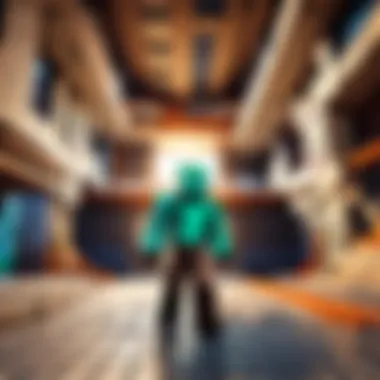 Creative Minecraft builds showcased in Instagram posts