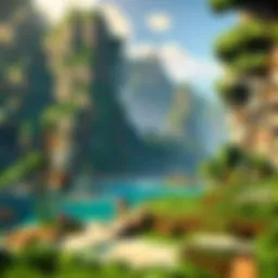 A captivating scene from the Minecraft movie showcasing immersive landscapes.