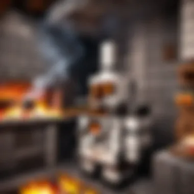 Smoker in Minecraft: A Culinary Asset Smoker designed for enhancing food preparation