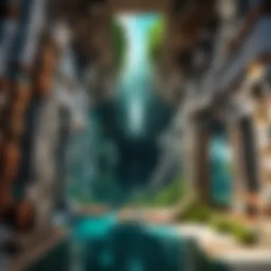 Futuristic Minecraft Realm Virtual Minecraft world with futuristic architecture