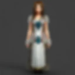 Elegant Minecraft Dress Design