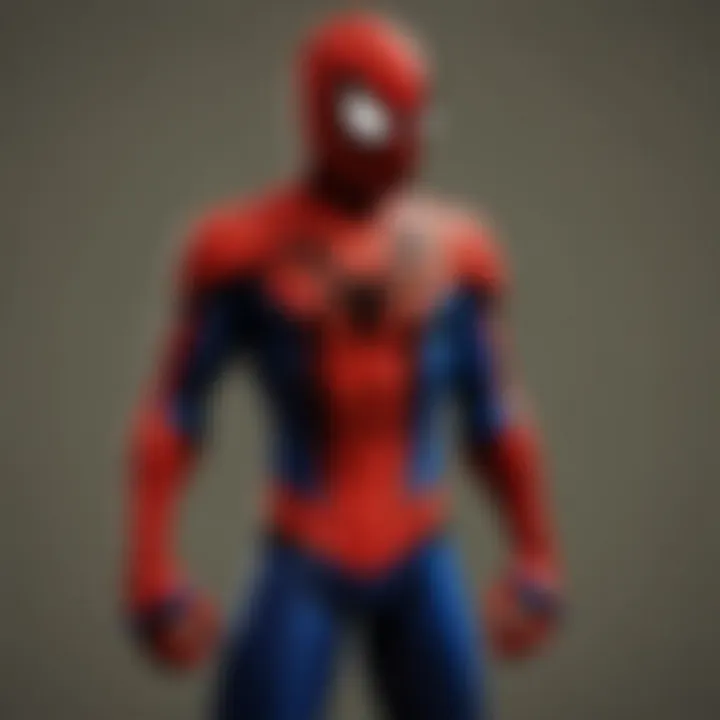 Fan-created Spiderman skin in Minecraft