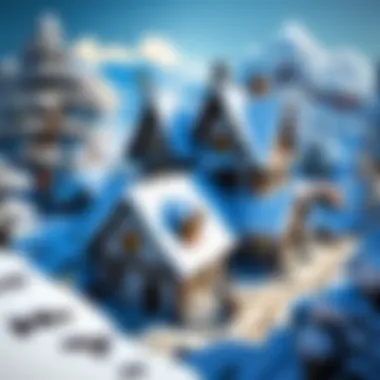 Frosty Abode Amidst Snowy Landscape Frosty Abode Amidst Snowy Landscape