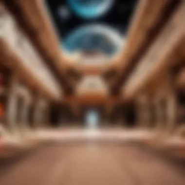 Galactic Venue Artistic depiction of a futuristic Star Wars Celebration venue