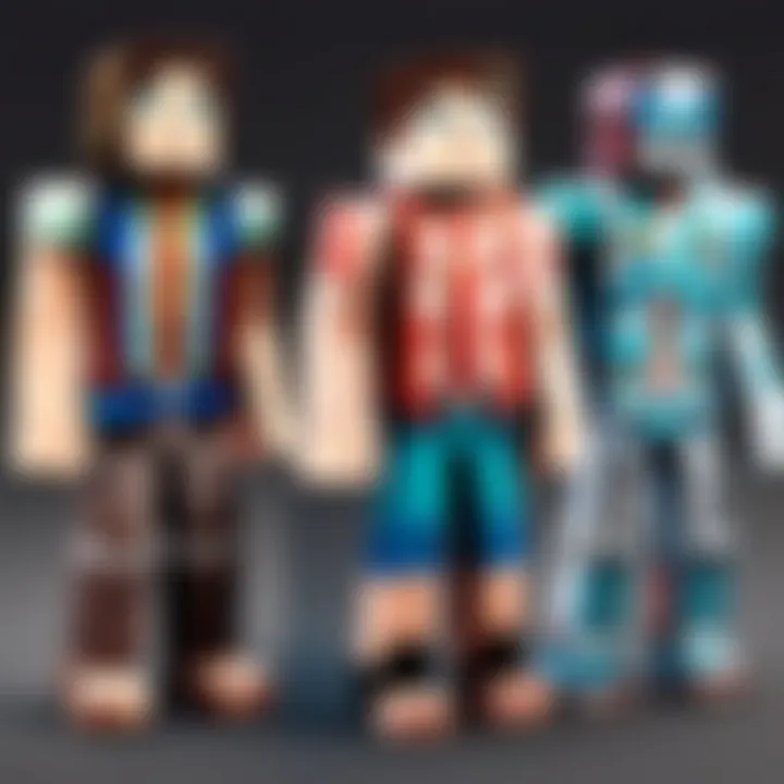 Game Characters in Minecraft Universe