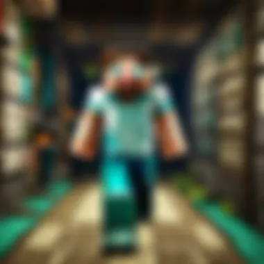 Minecraft Updates and Mods Interface Visual representation of Minecraft updates and mods interface
