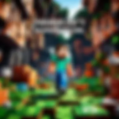 Immersive Gameplay Experience Illustration of gameplay experience in Minecraft Bedrock Edition