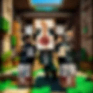 Immersive Gaming Experience in Minecraft Java Edition Abstract representation of gamers exploring the world of Minecraft Java Edition