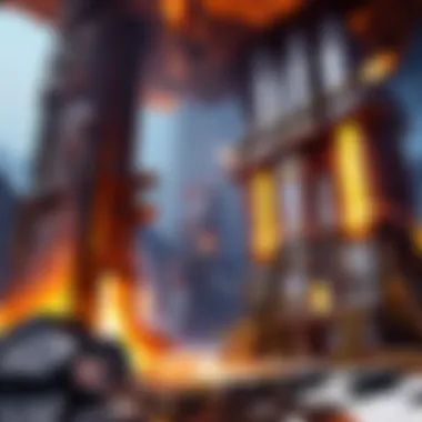 Utilizing a Blast Furnace A player using a blast furnace for efficient smelting