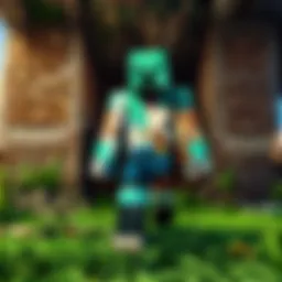 Visual representation of the Minecraft coding environment