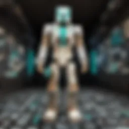 Abstract representation of Minecraft mods