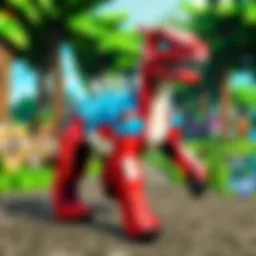 Minecraft world featuring Pixelmon creatures
