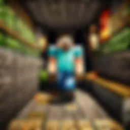 Enhanced Minecraft Pocket Edition gameplay