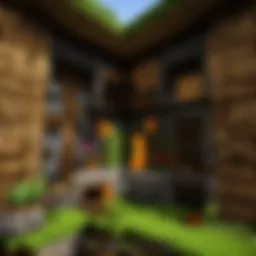 Minecraft Pocket Edition gameplay with mods