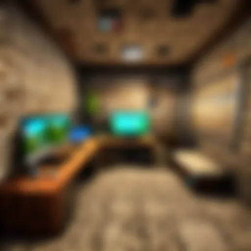 Illustration of a powerful gaming setup