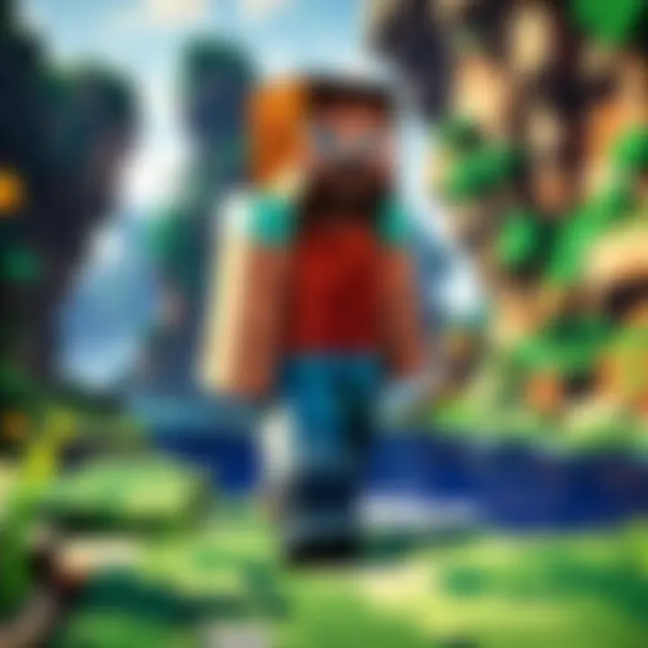 Illustration of in-game settings for Minecraft Bedrock Edition