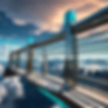 Futuristic Sky Railing Design Innovative Sky Railing Design in Futuristic Architecture