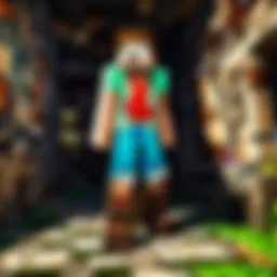 Minecraft world exploration with new features