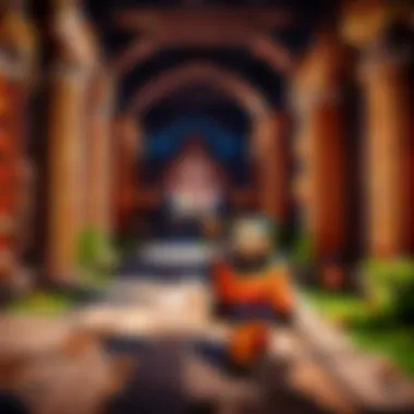 A group of players collaborating in a vibrant Minecraft Dungeons setting