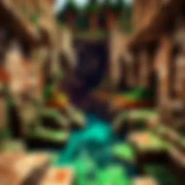 Adventurous Java Edition Exploration Minecraft character exploring Java Edition features