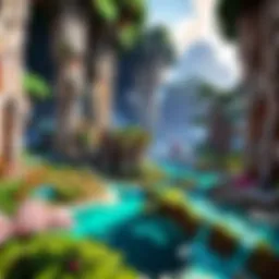A visually stunning landscape from the latest Minecraft update showcasing vibrant biomes.