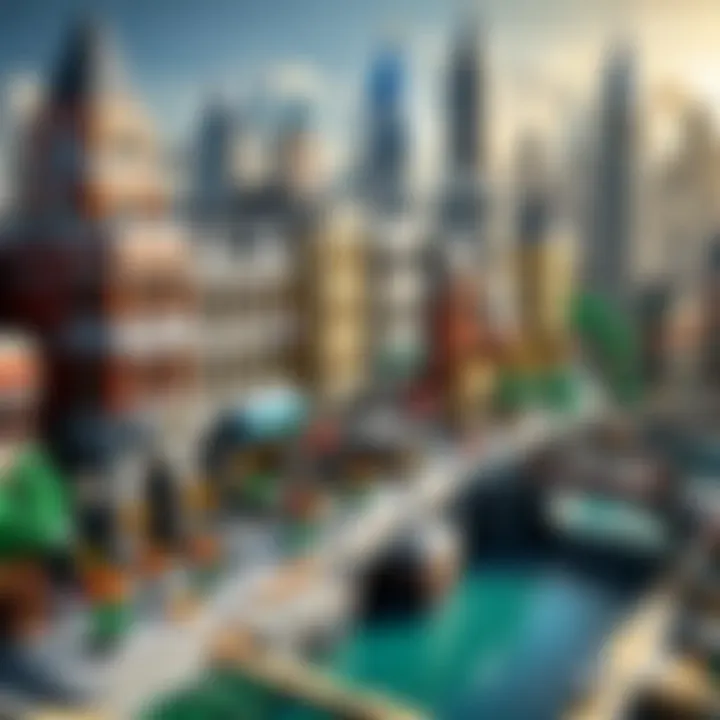 Vibrant LEGO Cityscape