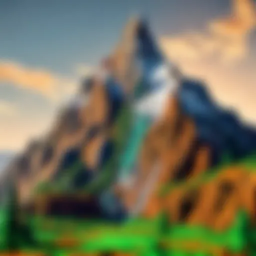 Lego Mountain Landscape
