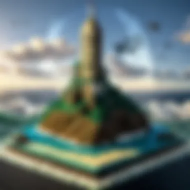 Immersive LEGO Ocean Monument Building Process