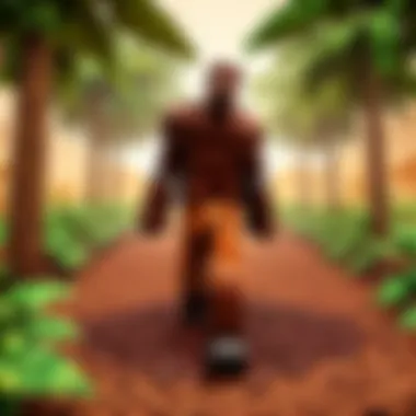 Ripe Cocoa Bean Harvest Harvesting Ripe Cocoa Beans in Minecraft