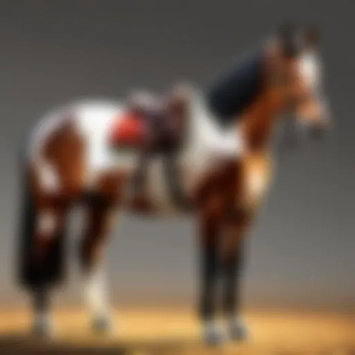 Elegant saddle against a rustic backdrop