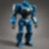 Blueprint of Advanced Mech Suit Design Mech Suit Blueprint