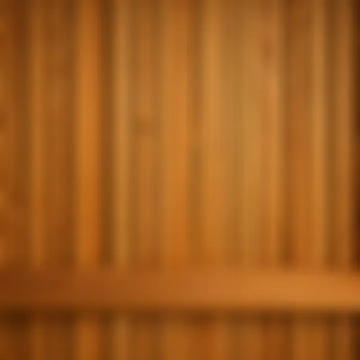 An array of meticulously crafted oak slats forming a beautiful pattern