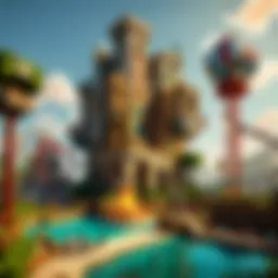 Innovative concept for Minecraft amusement park design