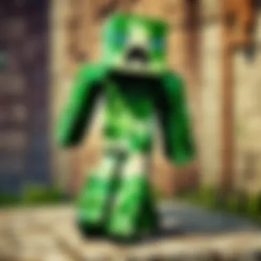 Elusive Creeper in Minecraft