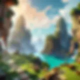 Ethereal Minecraft Landscape
