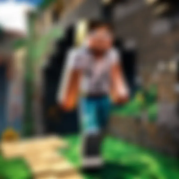 Exclusive Minecraft in-game content